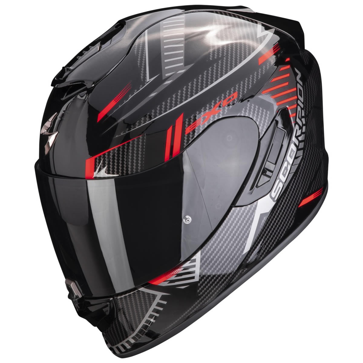 Scorpion Helm EXO-1400 EVO Air Shell, schwarz-rot