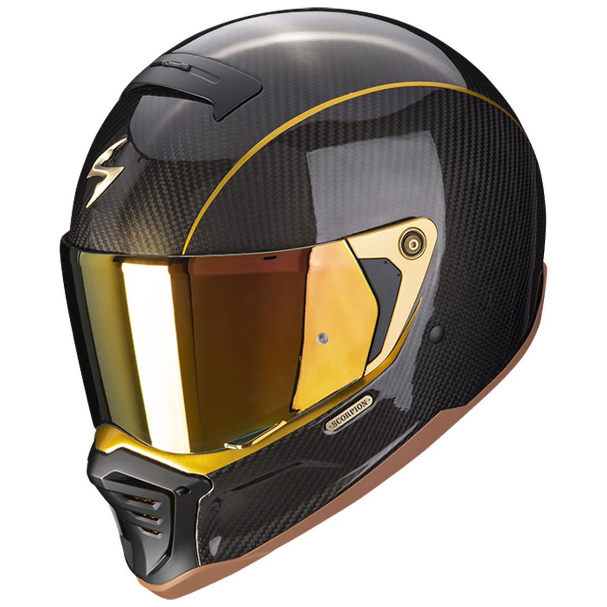 Scorpion EXO-HX1 Carbon SE Helm, schwarz-gold