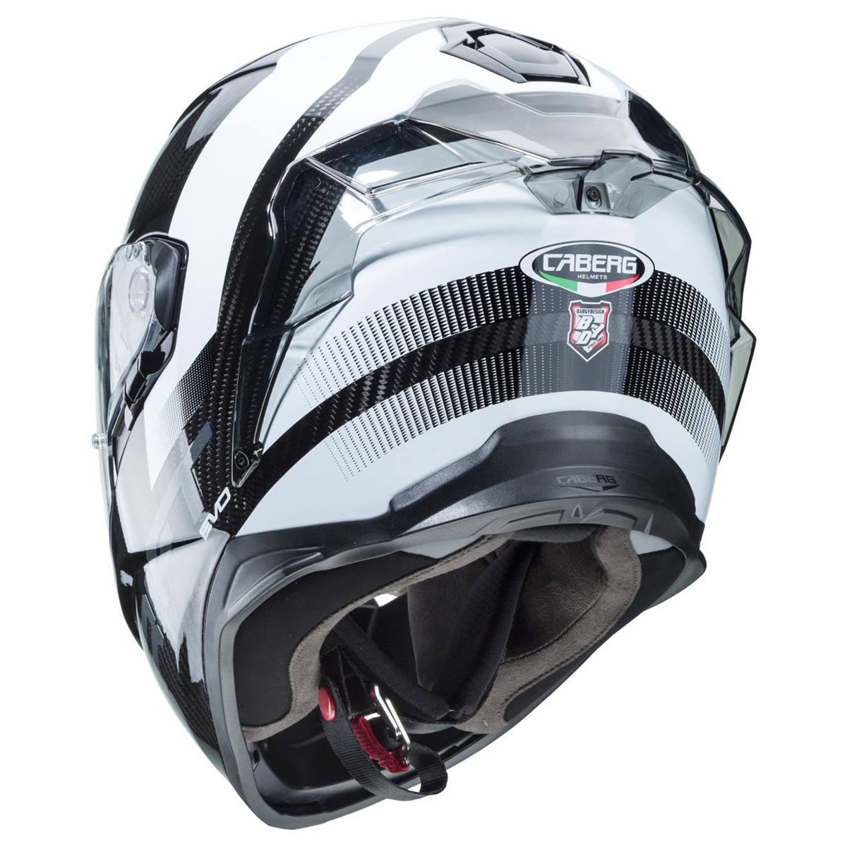 Caberg Drift Evo Carbon Sonic Helm, schwarz-weiß