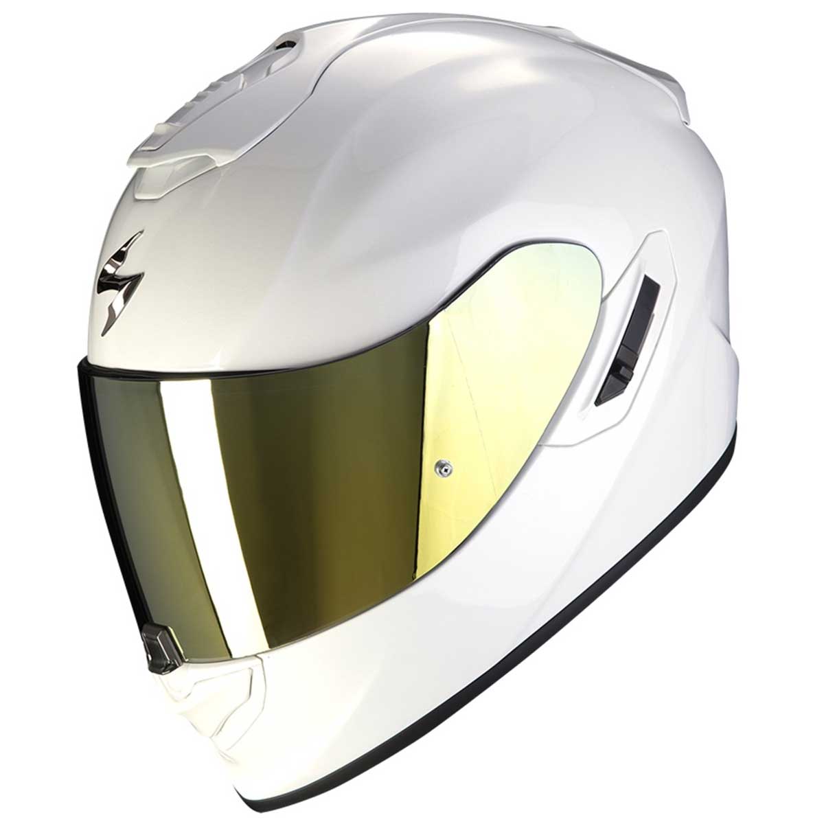 Scorpion EXO-1400 EVO II Air Solid Helm, weiß