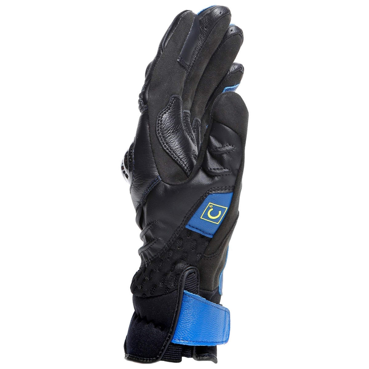 Dainese Handschuhe Carbon 4 Short, blau-schwarz-fluogelb