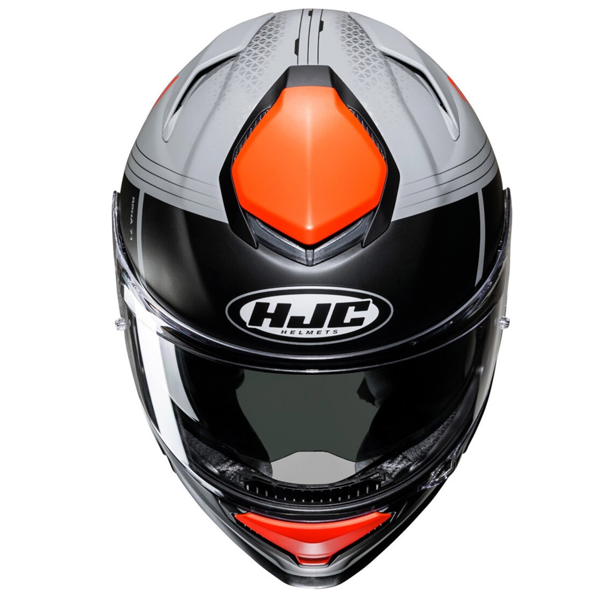 HJC RPHA 71 Frepe Helm, grau-schwarz-orange matt