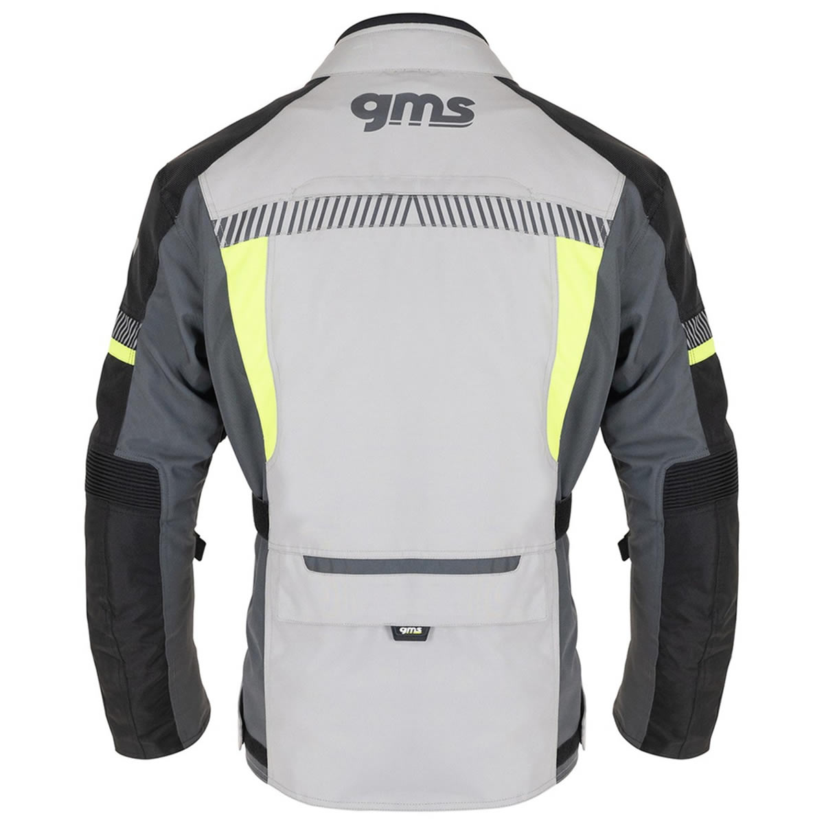 GMS Everest Jacke, grau-schwarz-fluogelb