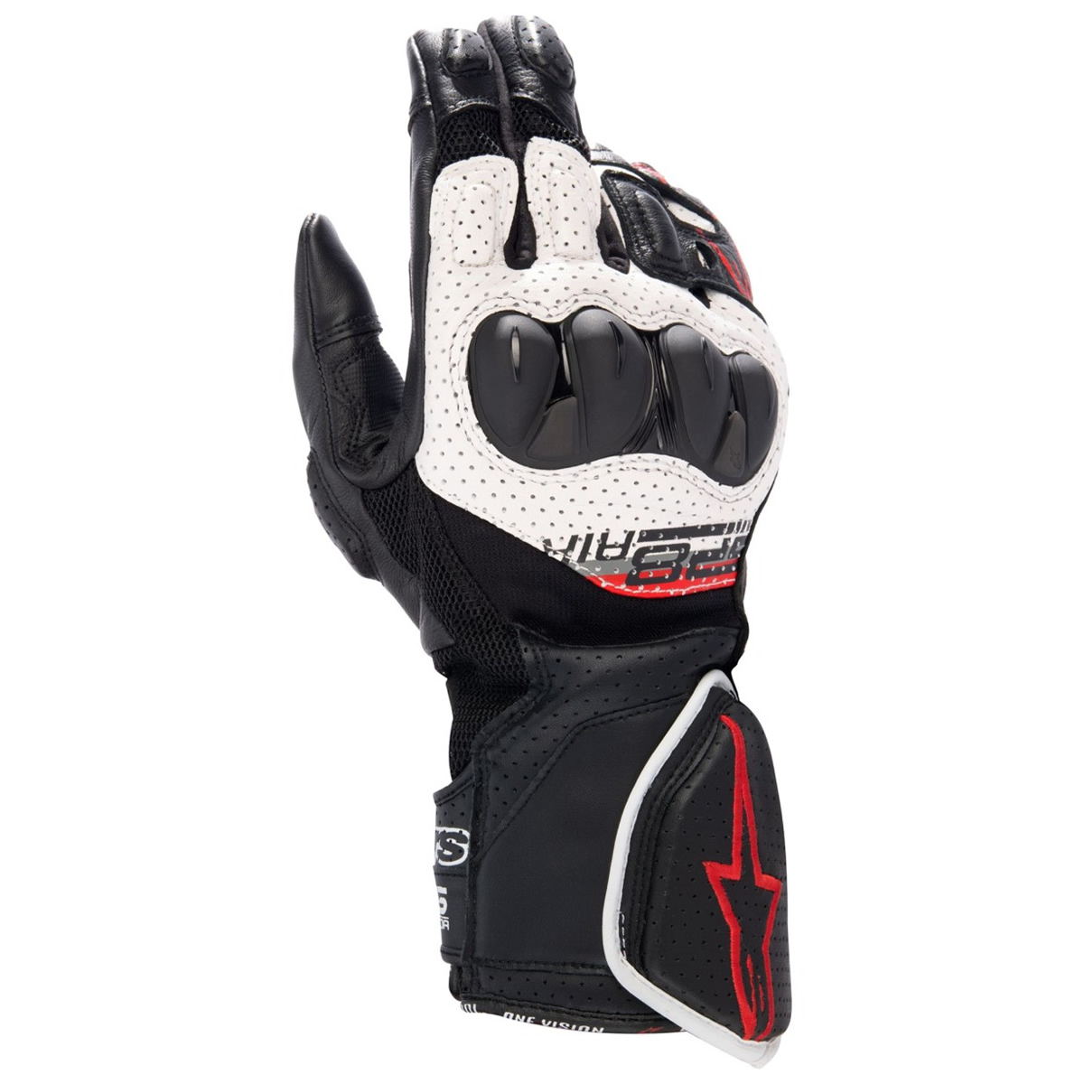 Alpinestars Handschuhe SP-8 v3 Air, schwarz-weiß-rot