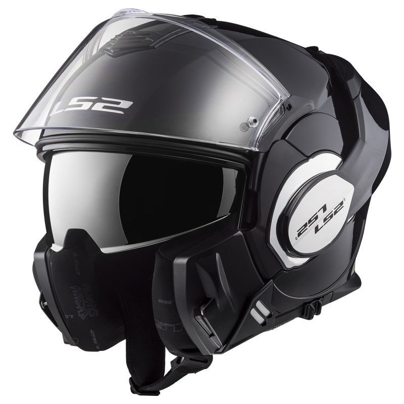 LS2 Helmets Klapphelm Valiant Solid FF399, schwarz