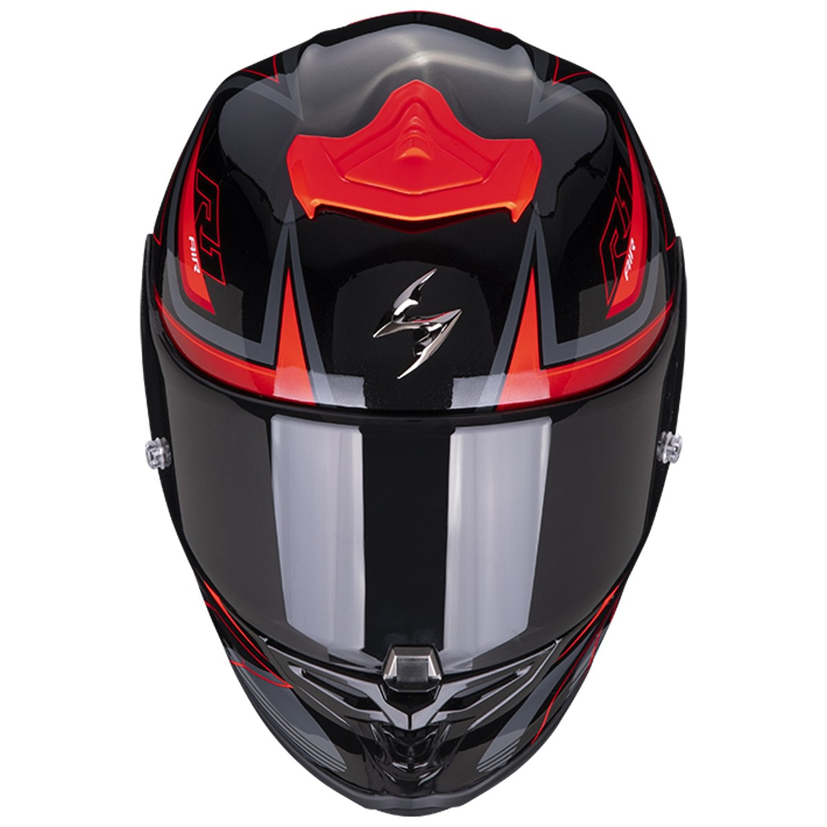 Scorpion Helm EXO-R1 EVO Air Gaz, schwarz-rot