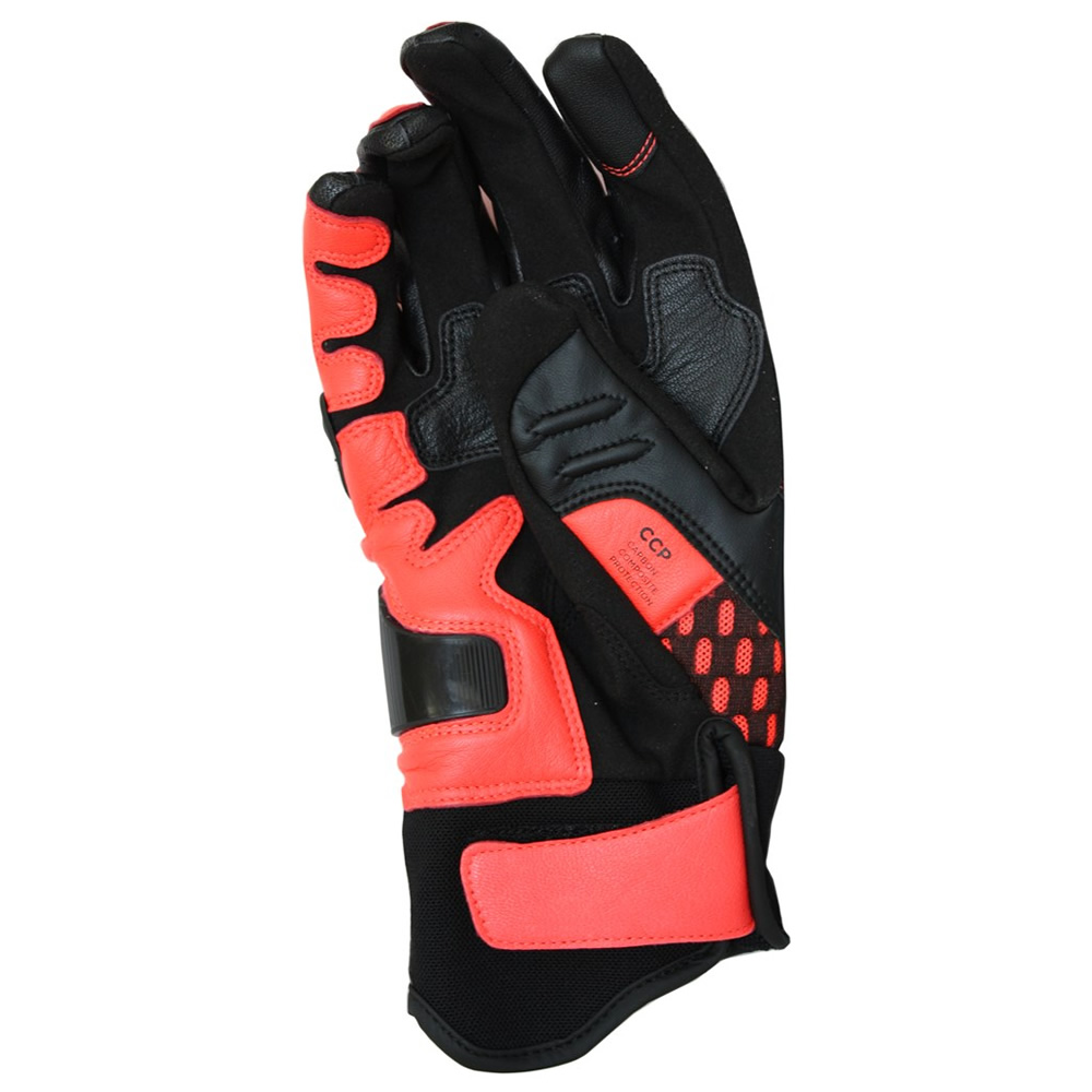 Dainese Handschuhe Carbon 3 Short, schwarz-fluorot