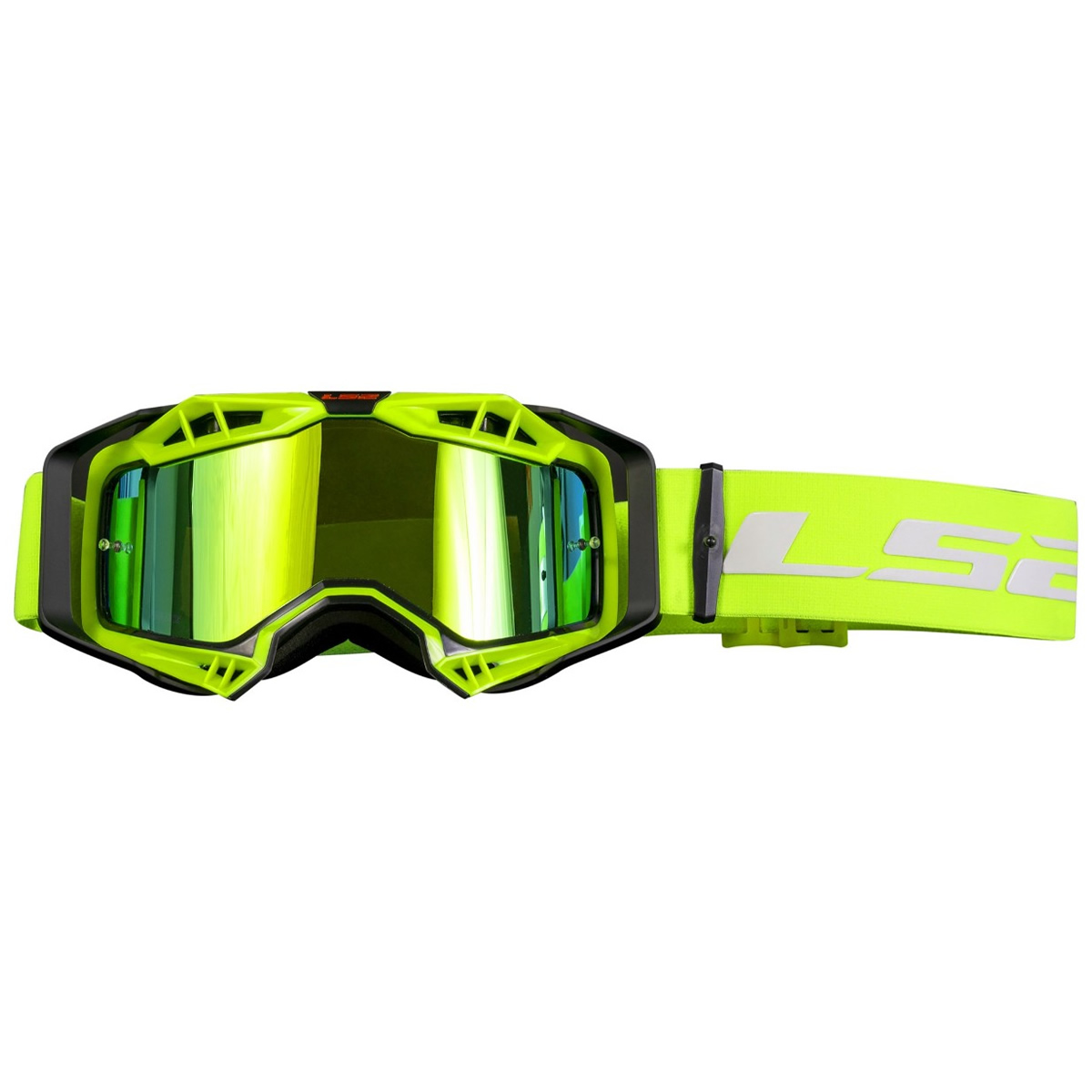 LS2 Helmets Crossbrille Aura Pro, fluogelb