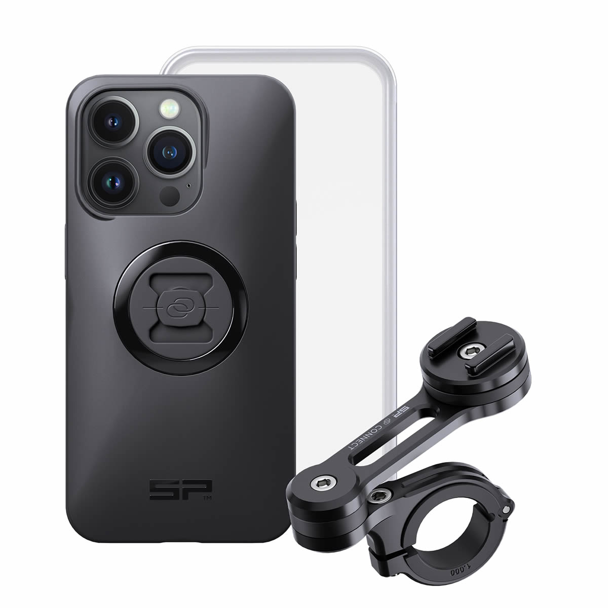SP Connect Moto Bundle Handy Halterung iPhone 14 Pro+ inkl. Cover und Displayschutz