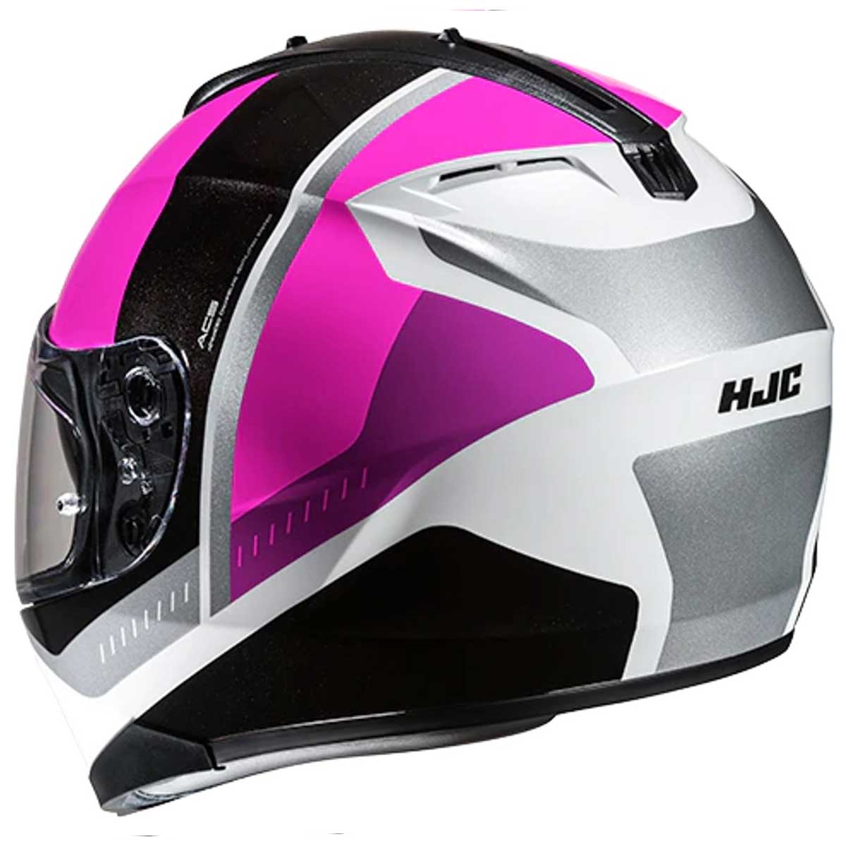 HJC C70N Alia MC8 Helm, weiß-pink-silber-schwarz