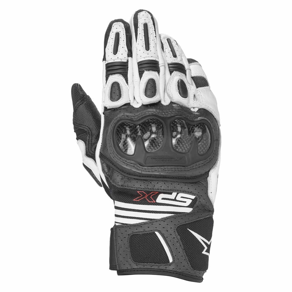 Alpinestars Handschuhe SP X Air Carbon v2, schwarz-weiß