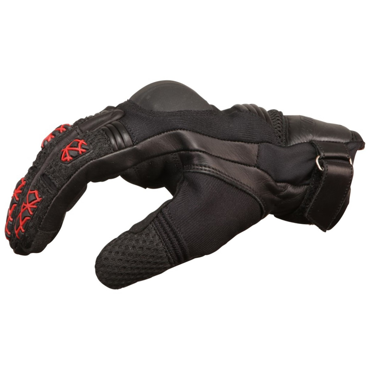Modeka Handschuhe Ennos, schwarz-rot