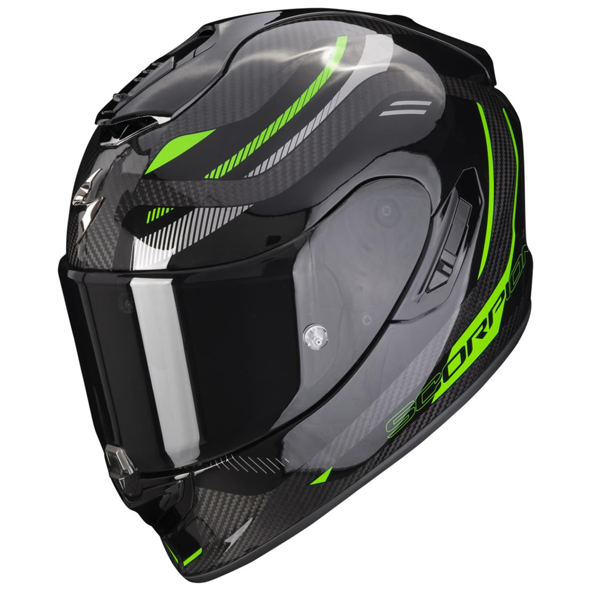 Scorpion Helm EXO-1400 EVO Carbon Air Kydra, schwarz-grün