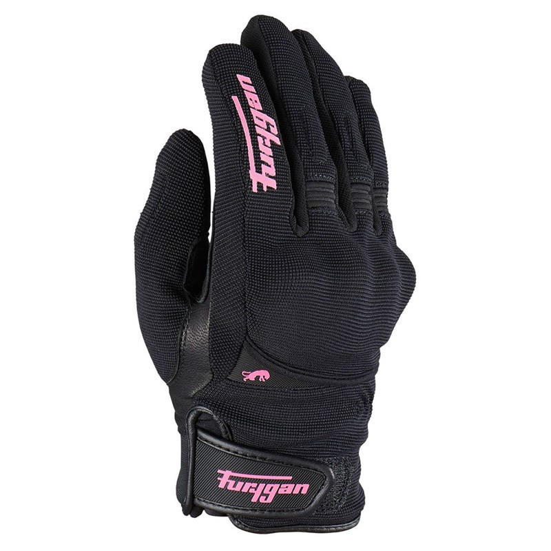 Furygan Handschuhe Jet Lady All Season D3O, schwarz-pink