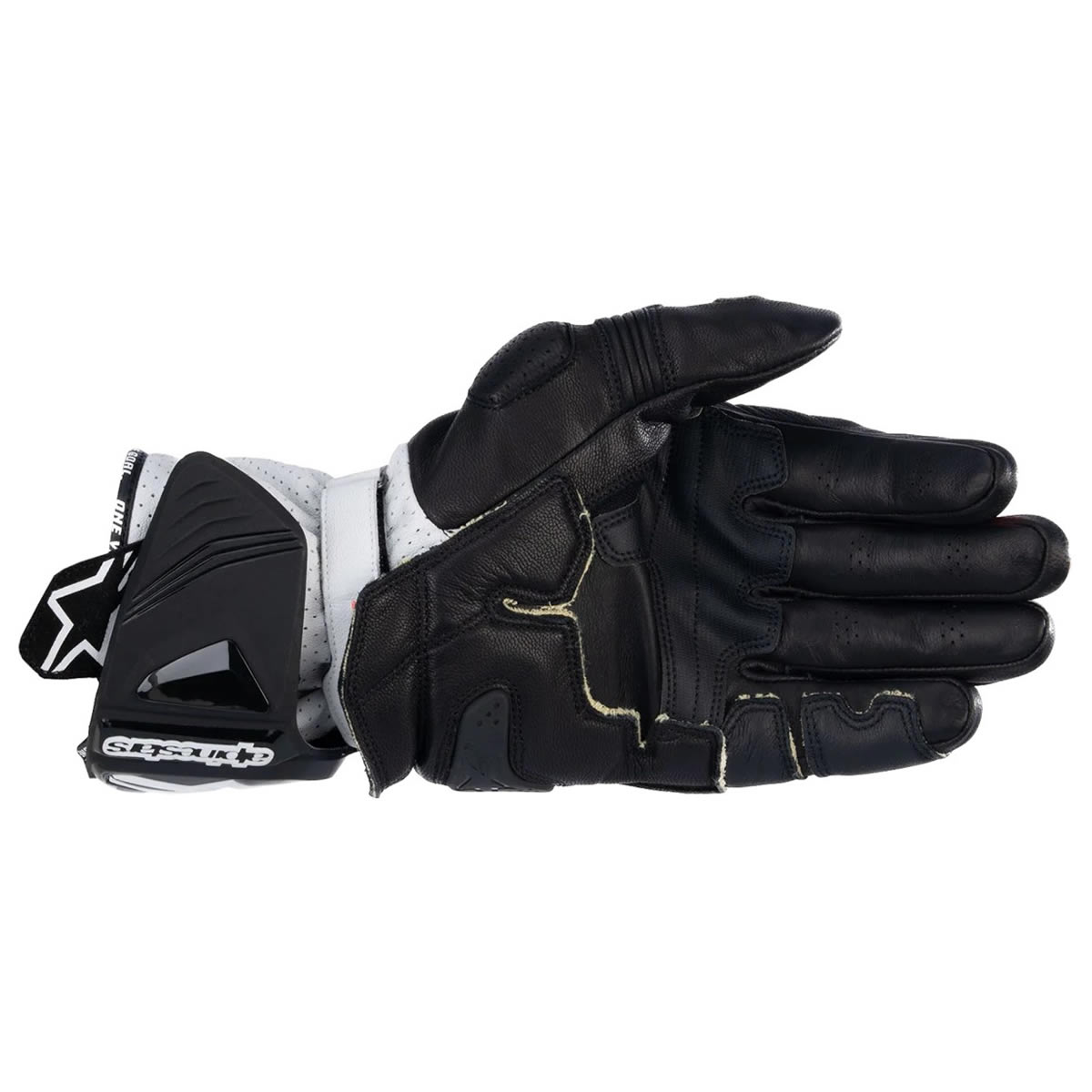 Alpinestars GP Pro R4 Handschuhe, schwarz-fluorot-weiß