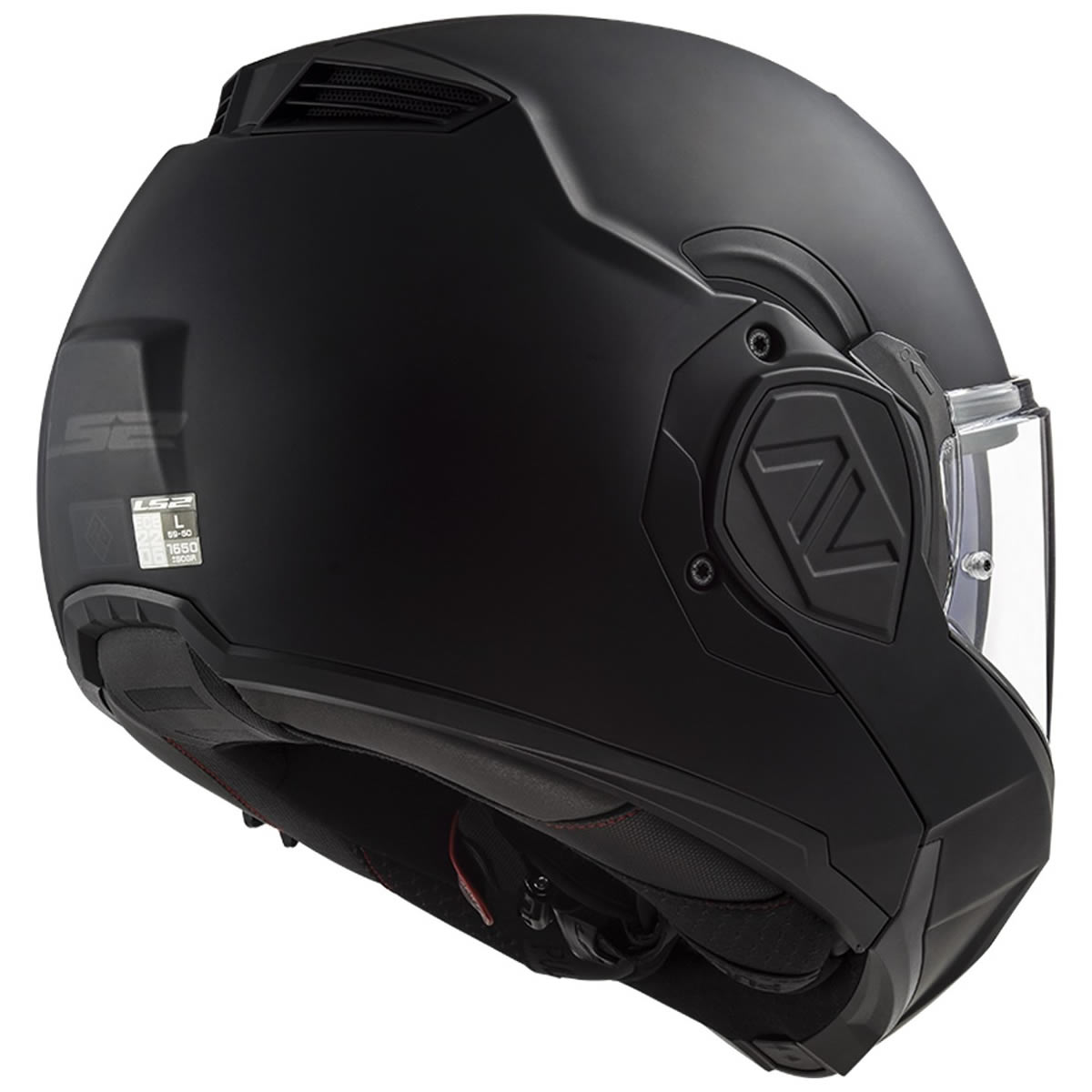LS2 Helmets Klapphelm Advant Noir FF906, schwarz matt