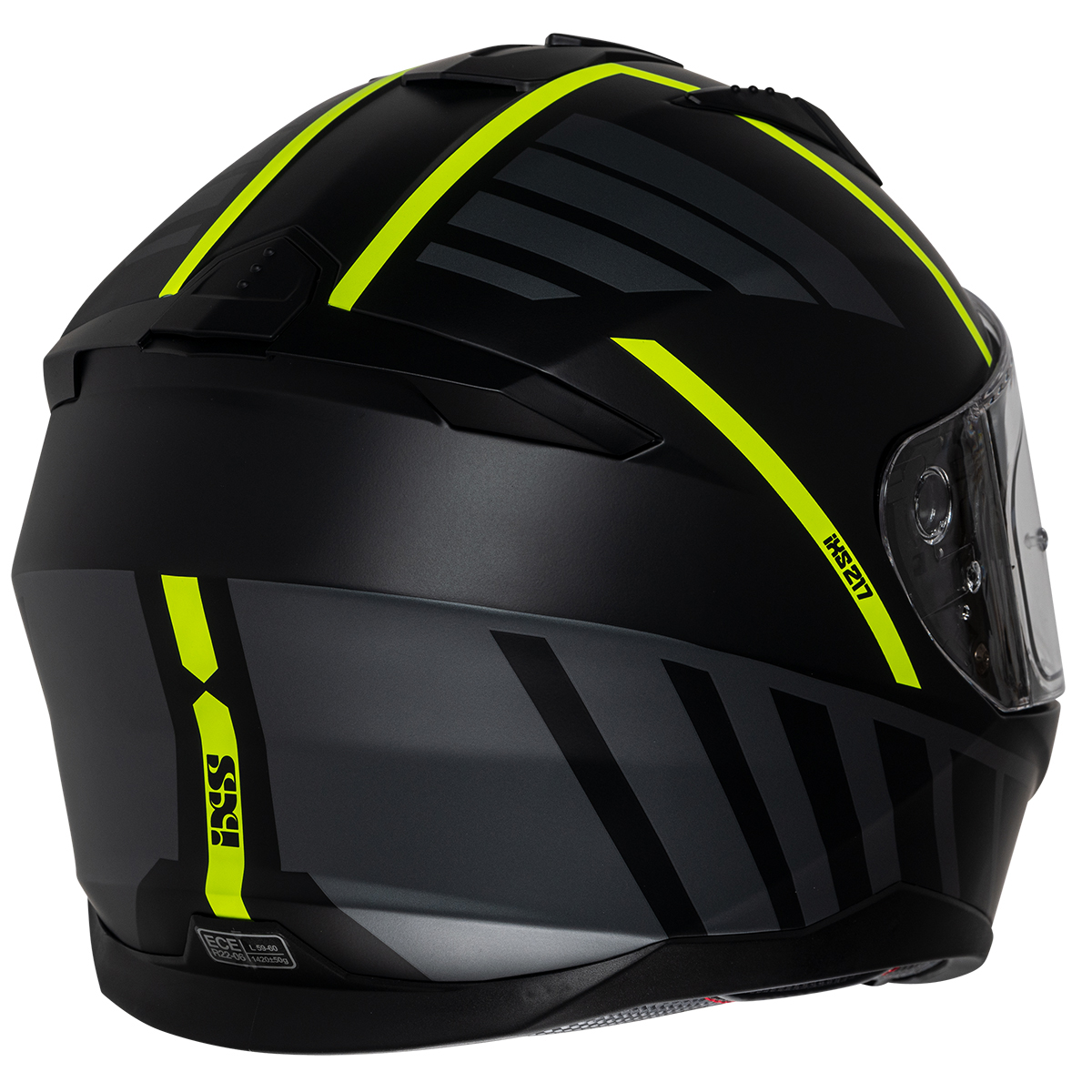 iXS Helm iXS217 2.0, schwarz-fluogelb matt