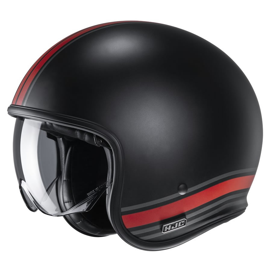 HJC Helm V30 Senti MC1SF, schwarz-rot matt