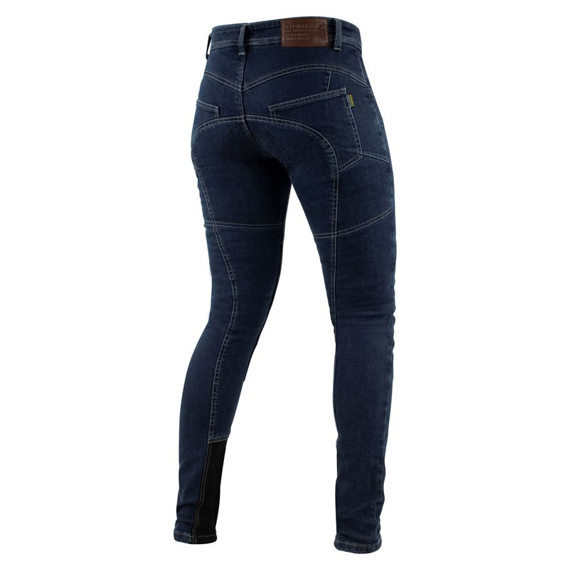 Trilobite Damen Jeans Allshape Fine Fit, Länge 32, blau