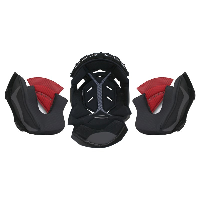 LS2 Helmets Kopfpolster für Valiant II FF900, schwarz