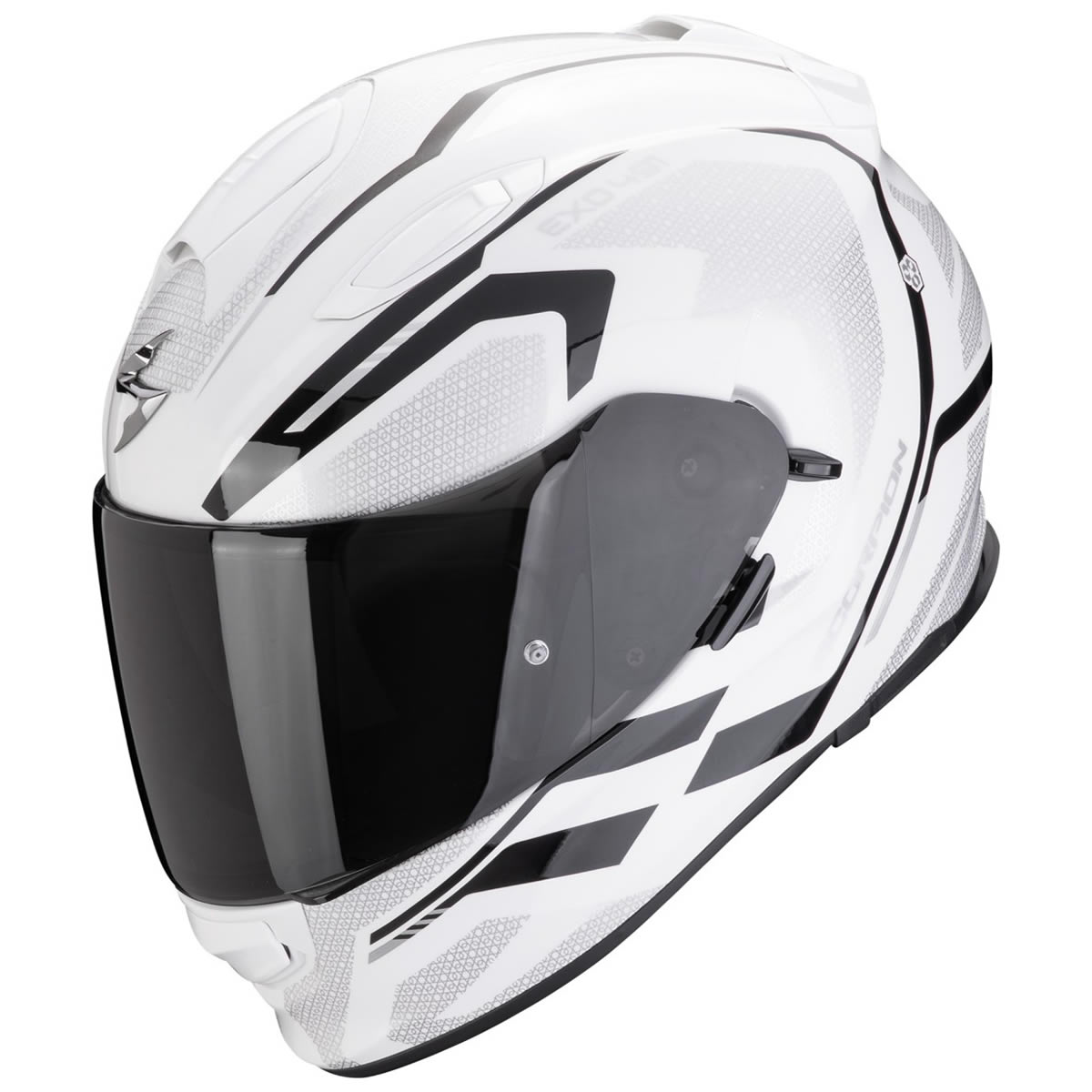 Scorpion EXO-491 Kripta Helm, weiß-schwarz