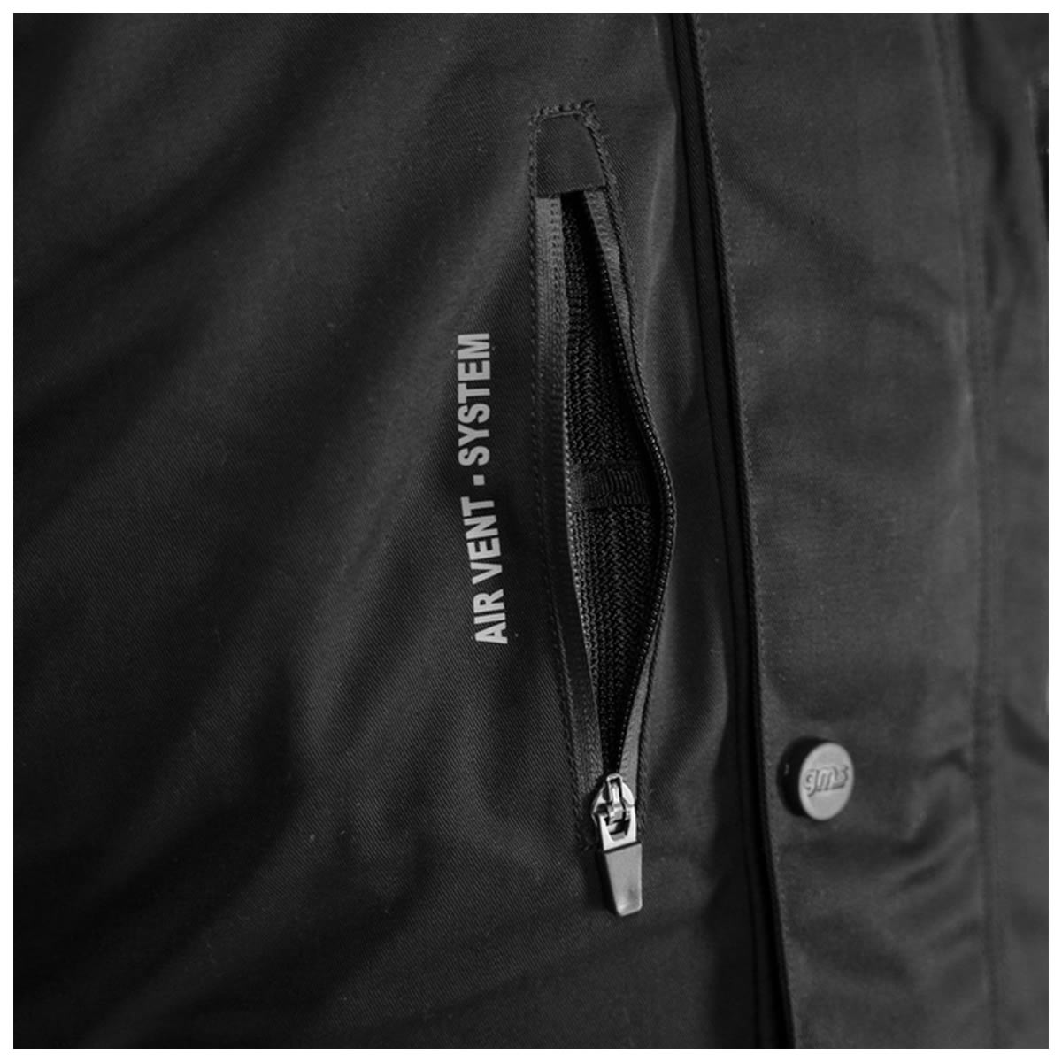 GMS Terra Eco Jacke, schwarz-fluogelb