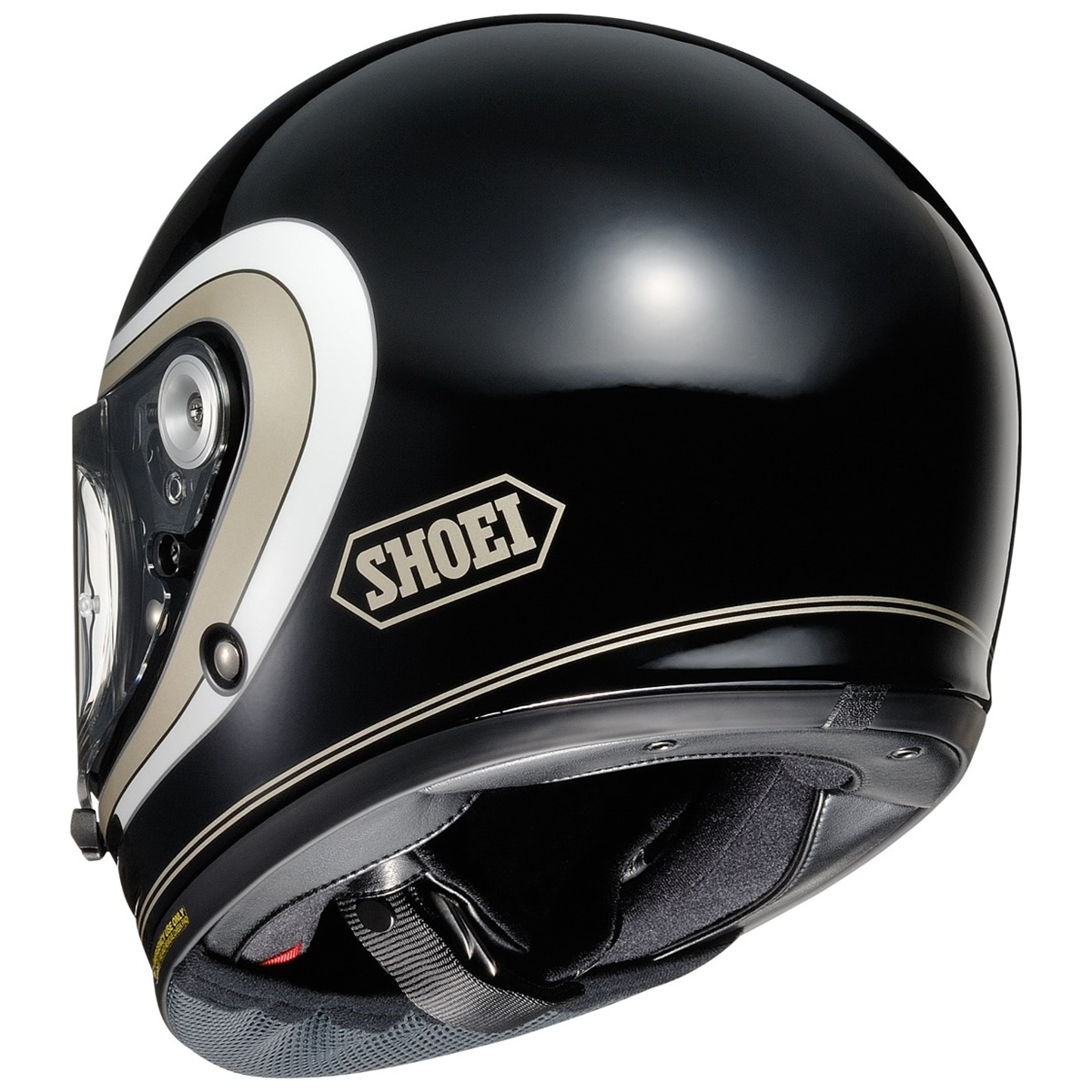 Shoei Glamster 06 Bivouac Helm, schwarz-weiß-gold