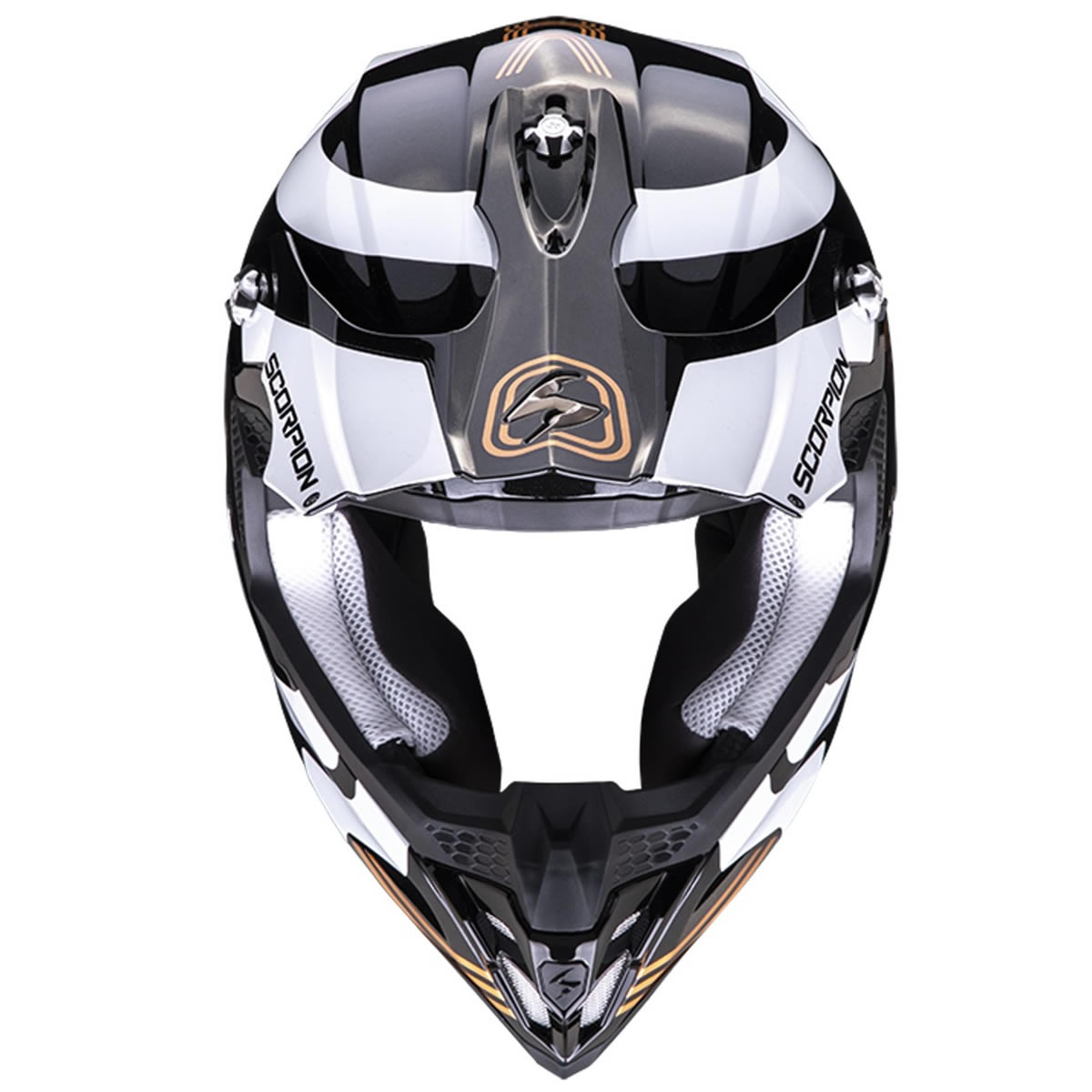 Scorpion VX-16 EVO Air Tub Helm, schwarz-gold