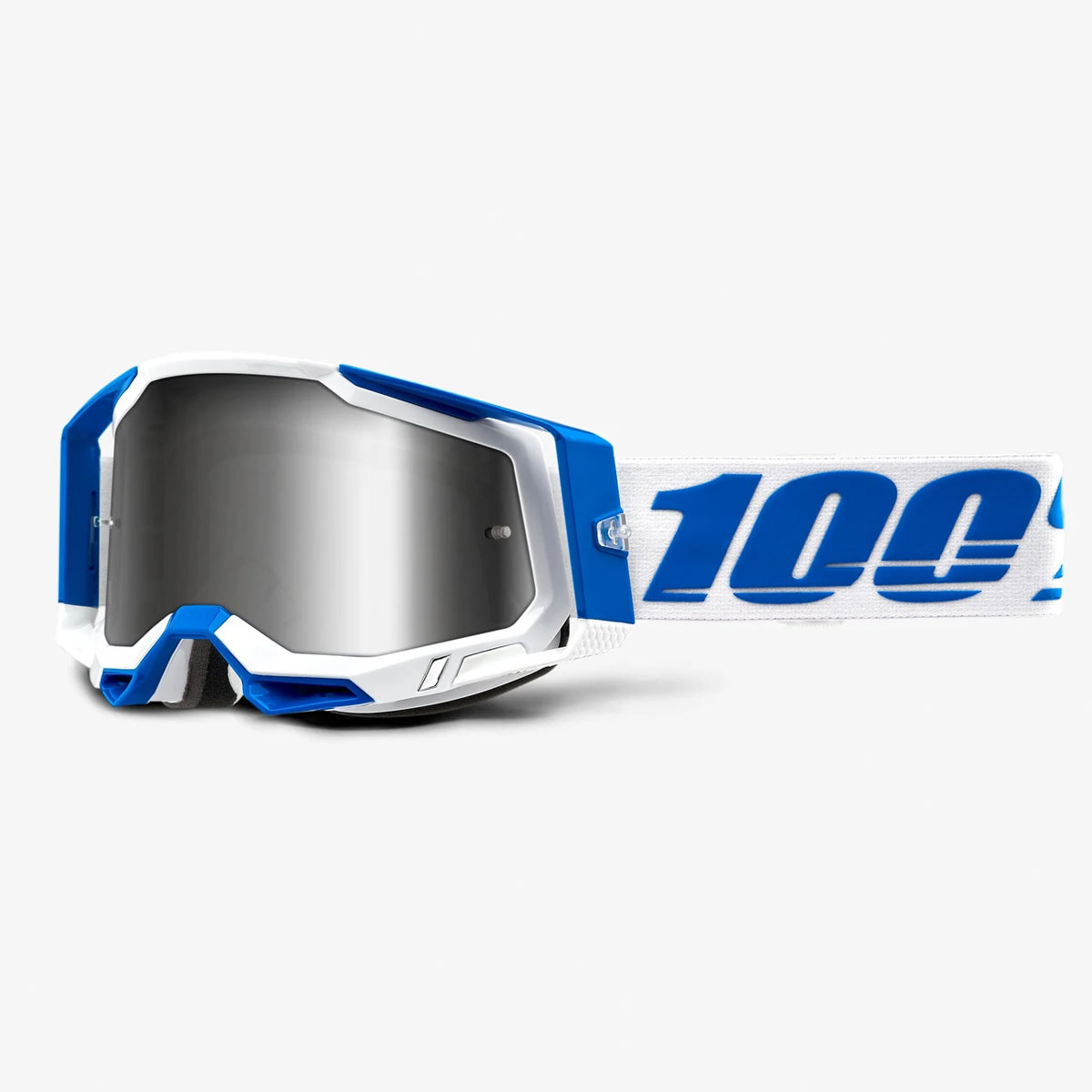 100% Crossbrille Racecraft 2 Isola, weiß-silber