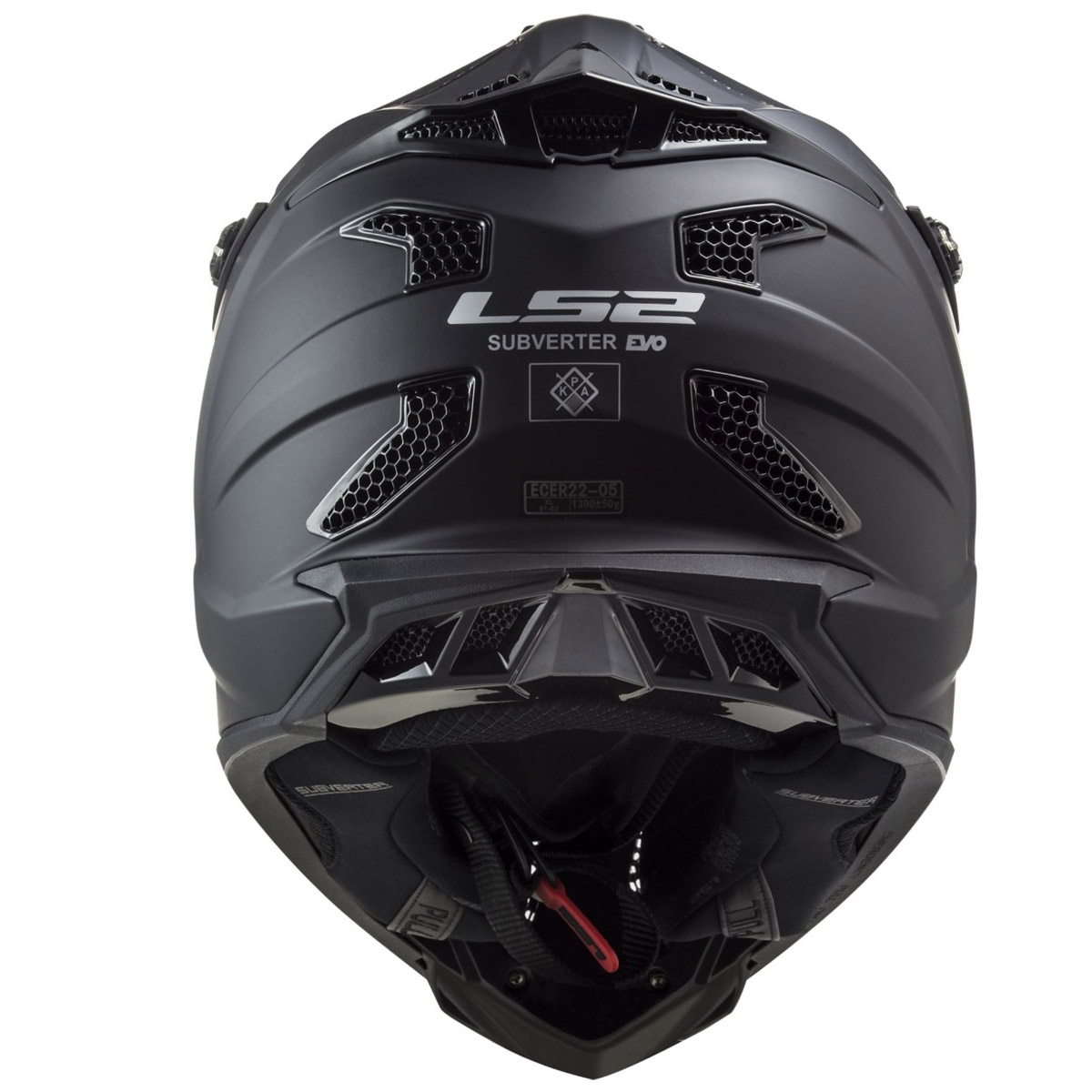 LS2 Helmets Subverter Evo II Noir MX700 Helm, schwarz matt