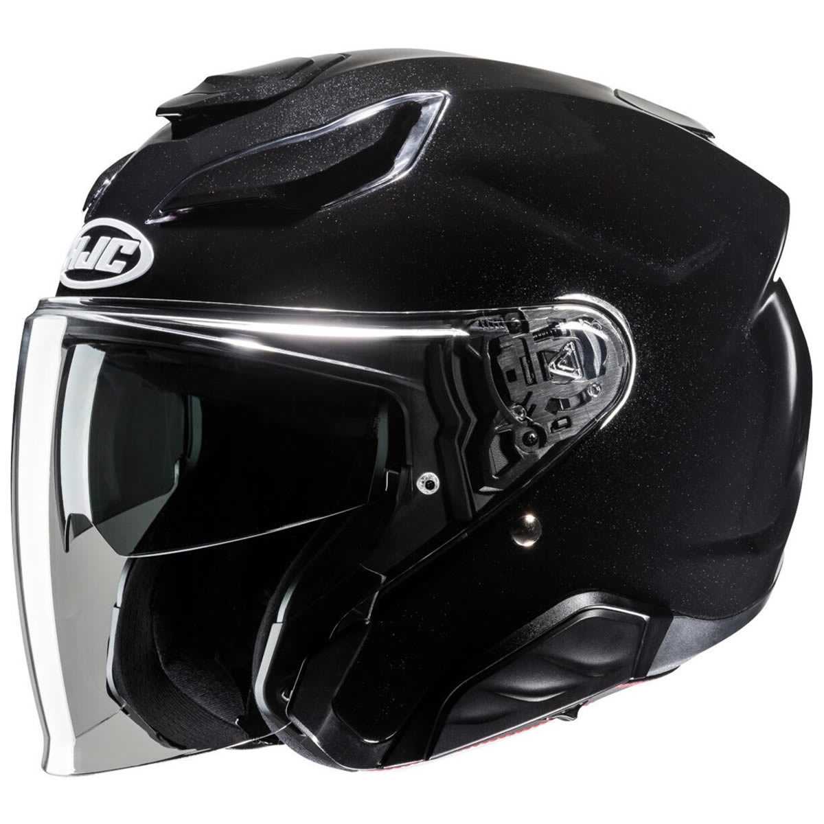 HJC F31 Solid Helm, schwarz