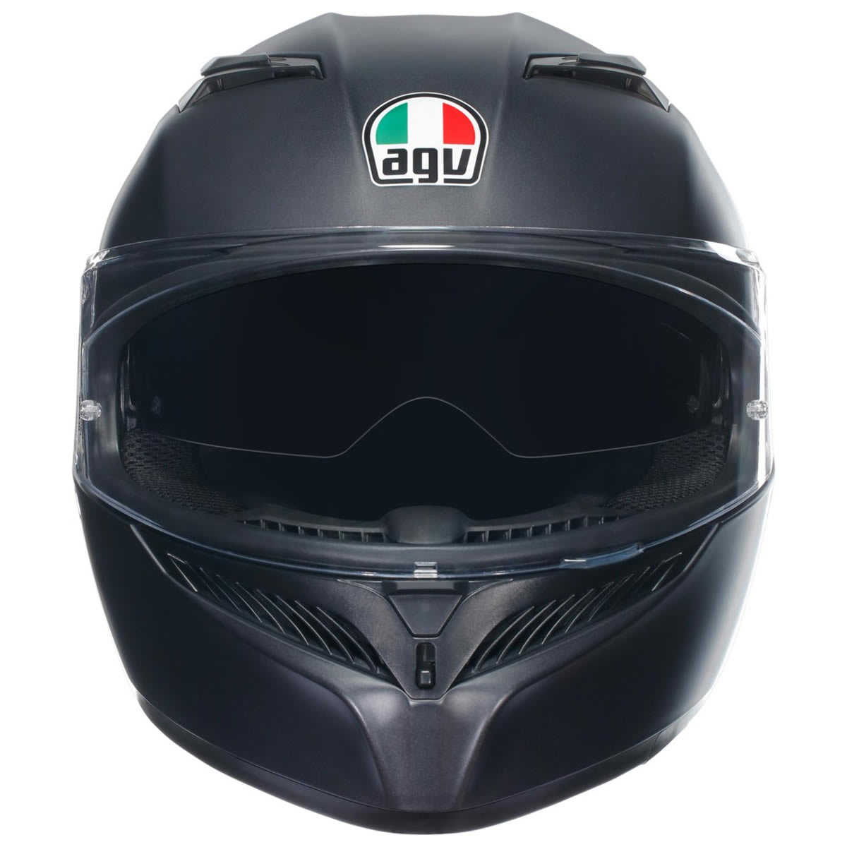 AGV K3 Solid Helm, schwarz matt