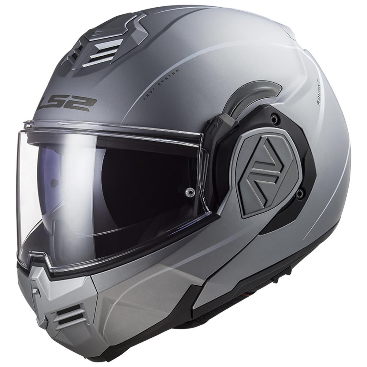 LS2 Helmets Klapphelm Advant Special FF906, silber matt