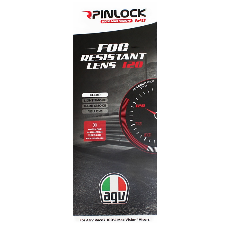 AGV Pinlock®-Scheibe DKS186 für Race3, PistaGPR, Co MaxVision,  klar