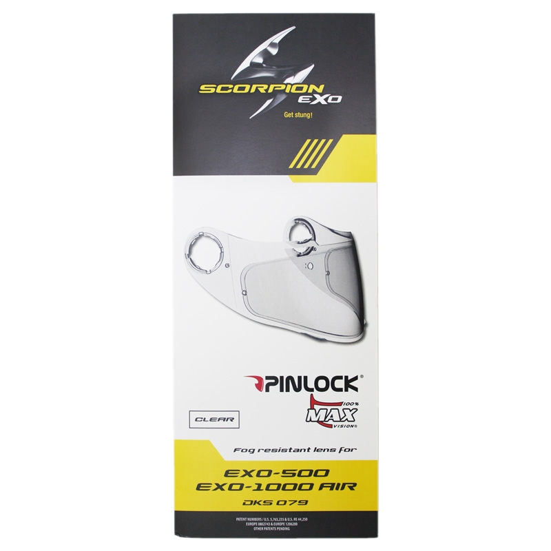 Scorpion Pinlock® Scheibe DKS 079 Max Vision für Exo-500 / 1000 Air, stark getönt