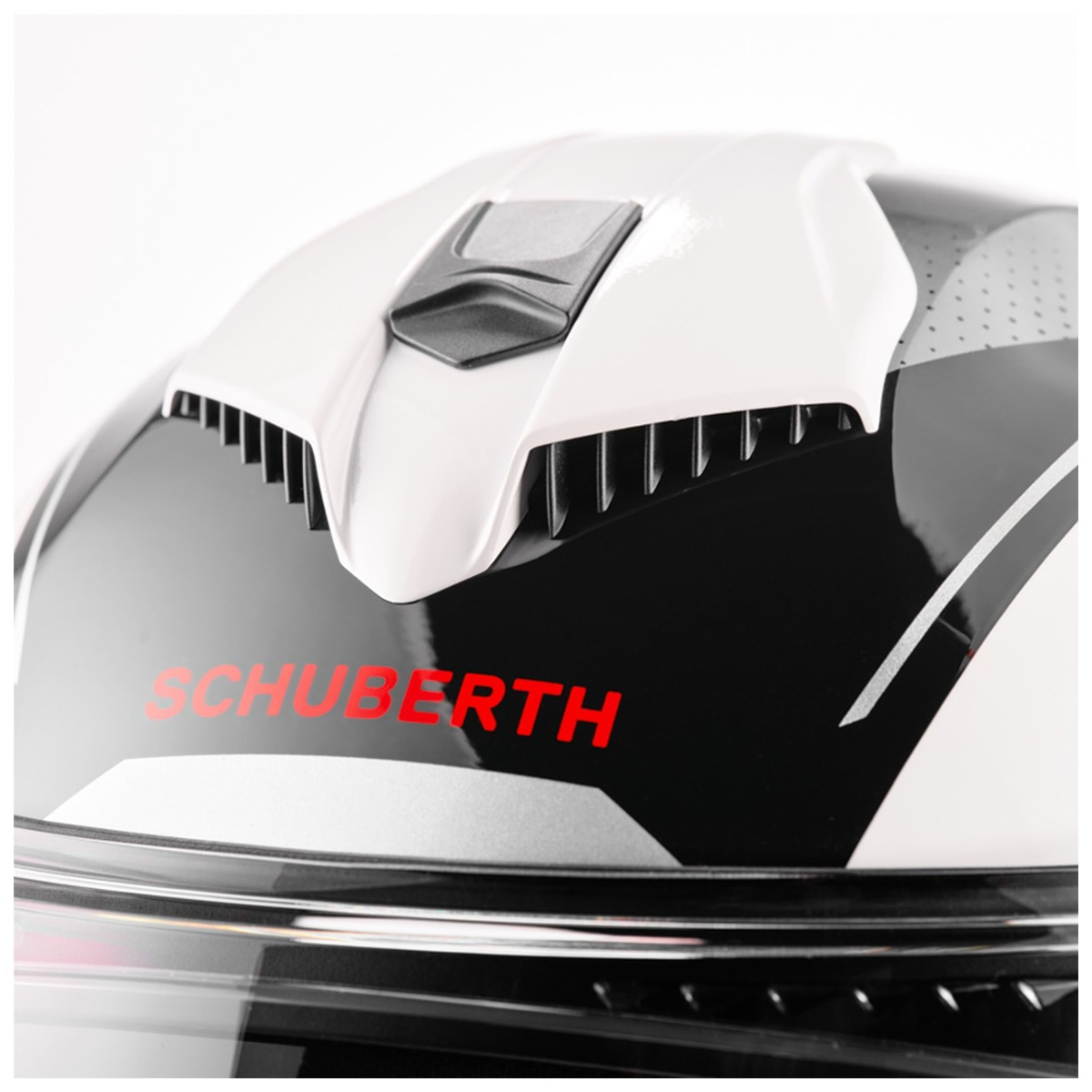 Schuberth S3 Storm Helm, schwarz-weiß-silber