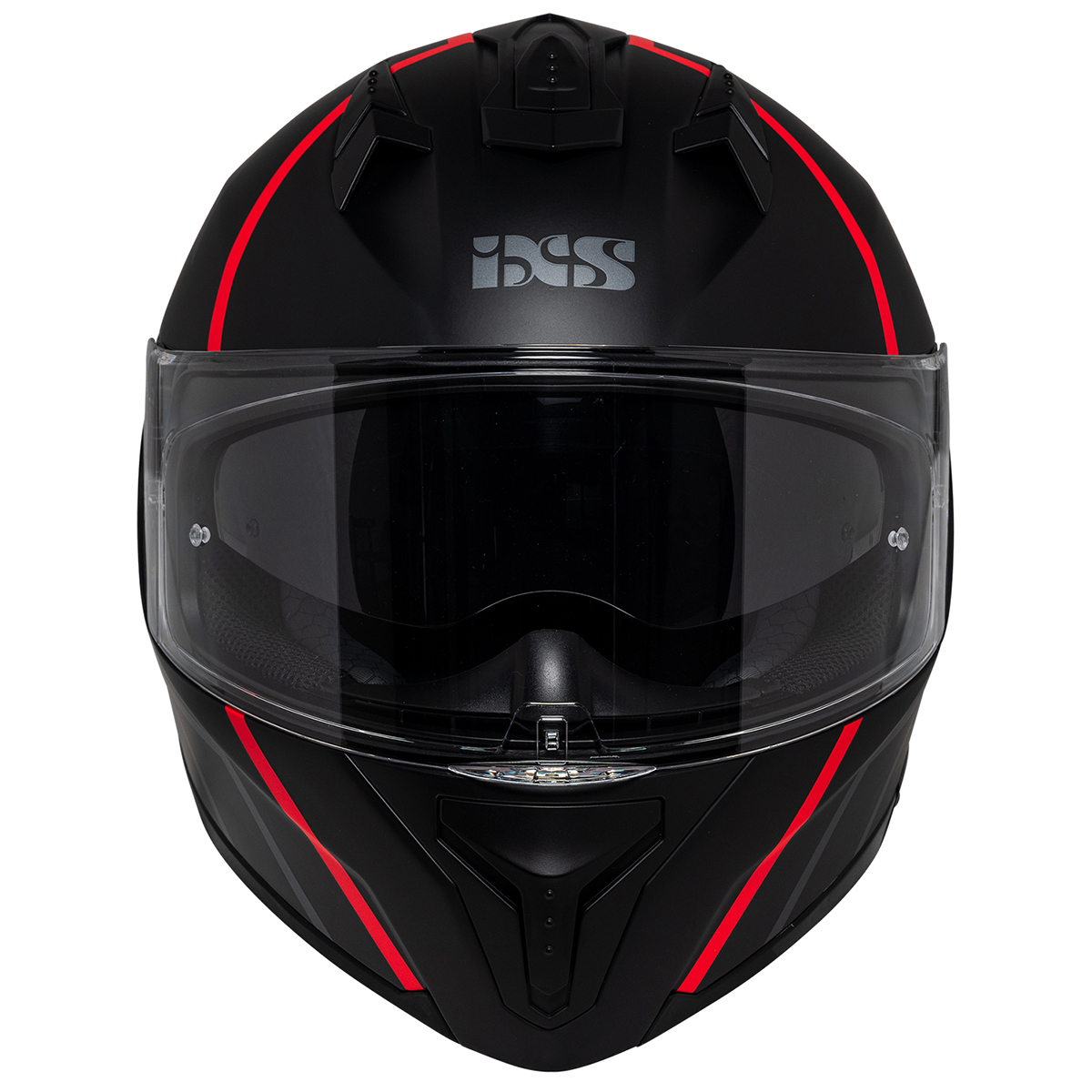 iXS Helm iXS217 2.0, schwarz-rot matt