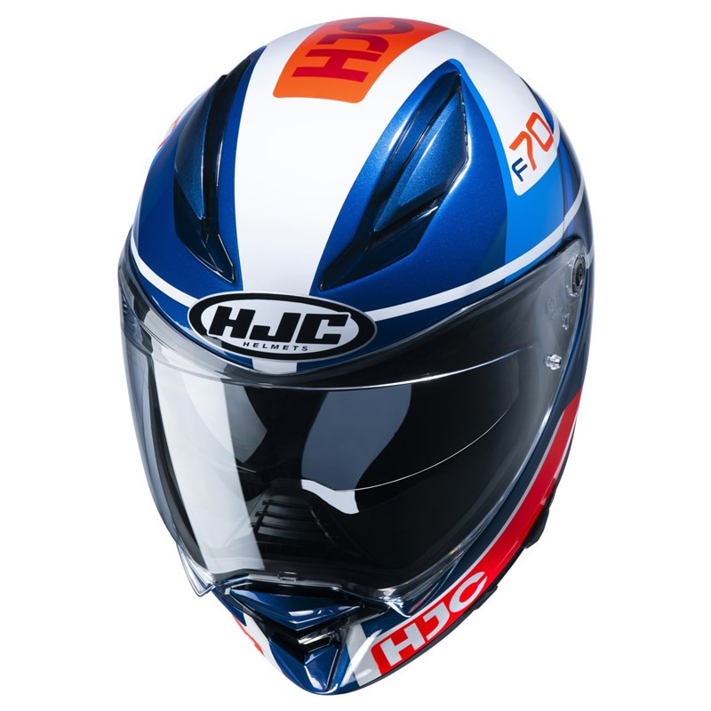 HJC Helm F70 Tino MC21, weiß-blau-rot