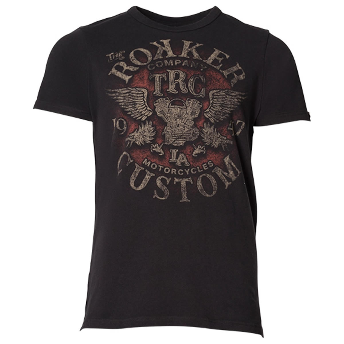 ROKKER T-Shirt Custom, schwarz
