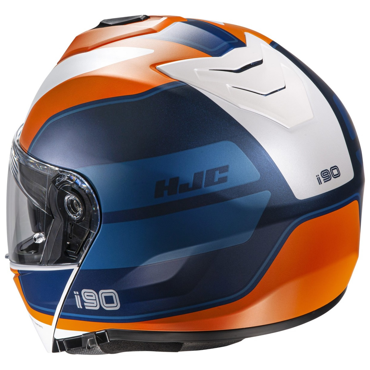 HJC Helm i90 Wasco MC27SF, weiß-blau-orange matt