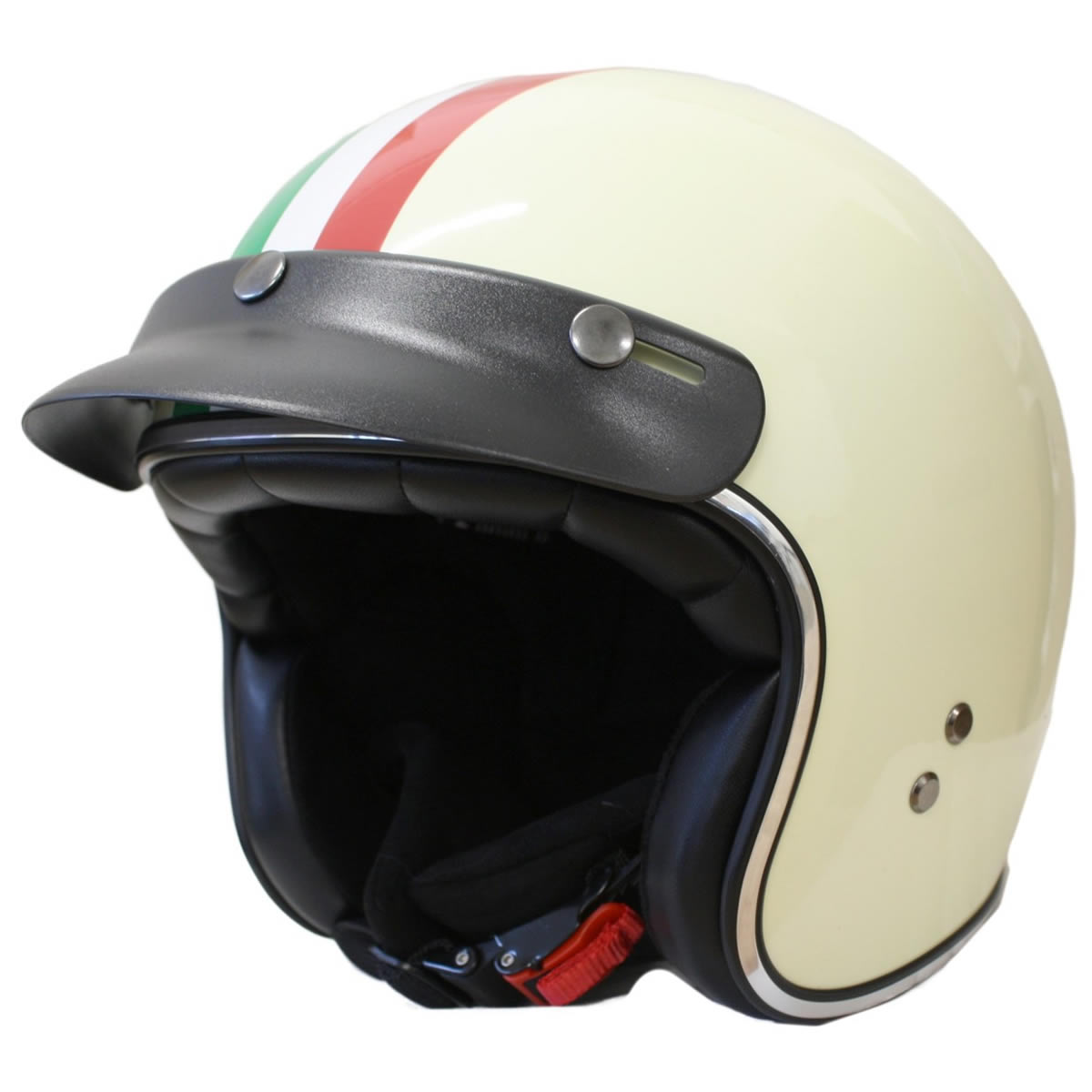 Redbike RB802 Italia Helm, elfenbein-grün-weiß-rot