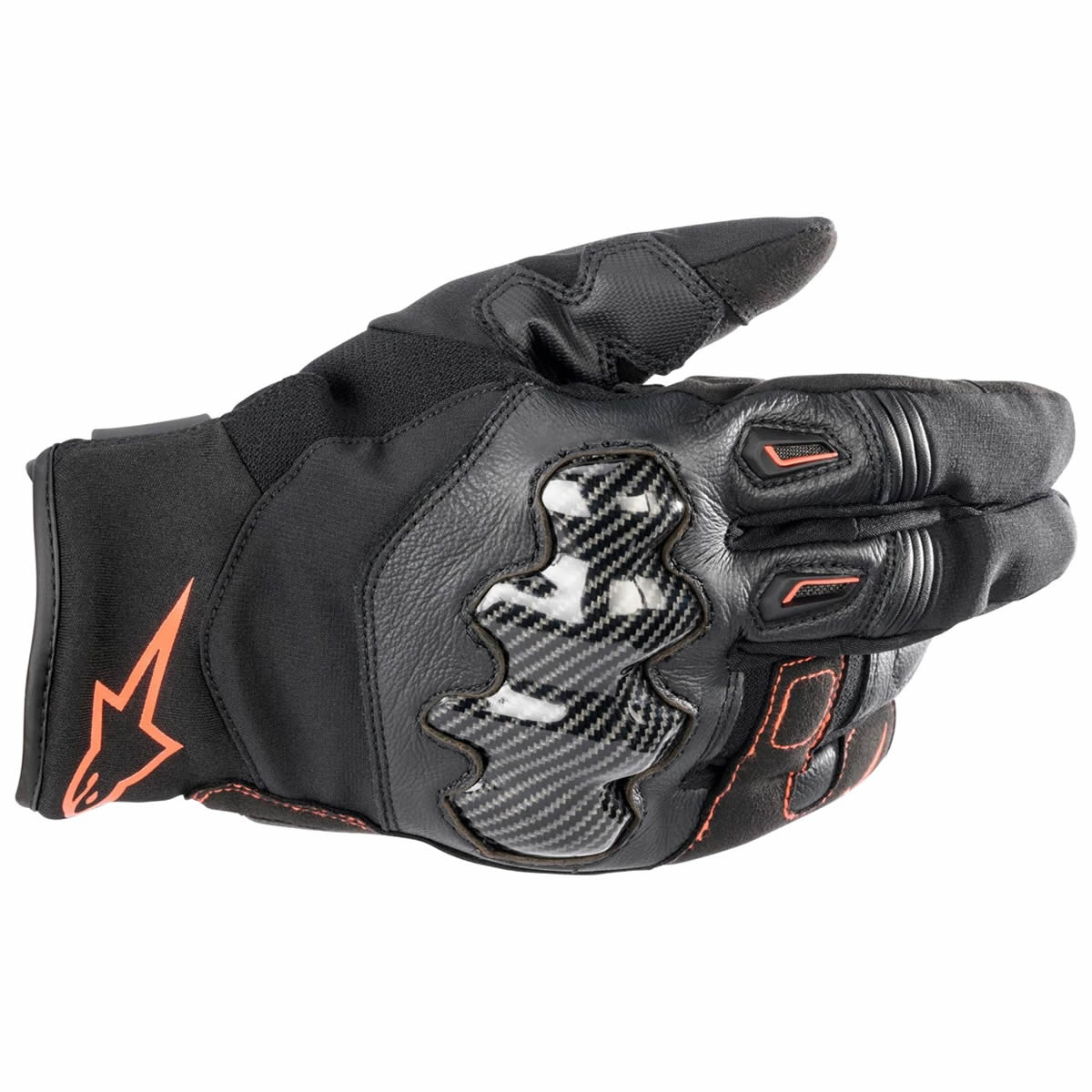 Alpinestars SMX-1 Drystar® Handschuhe, schwarz-fluorot