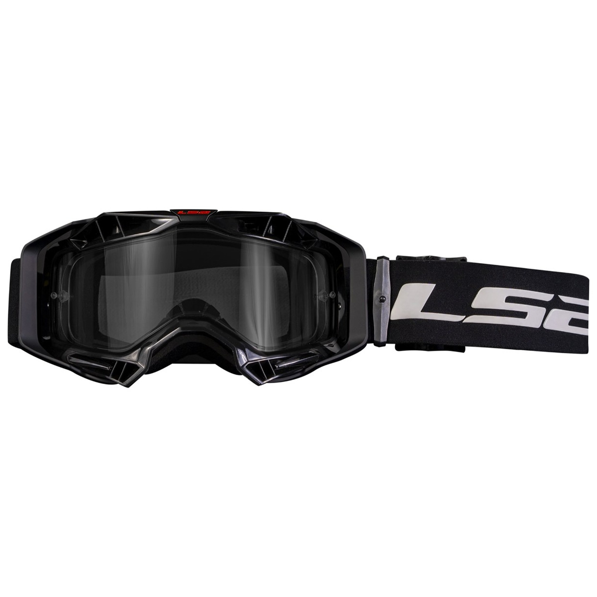 LS2 Helmets Crossbrille Aura, schwarz