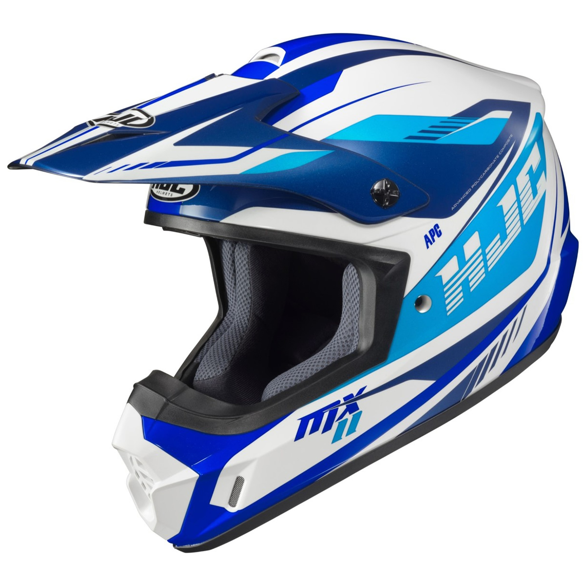 HJC Helm CS-MX II Drift, weiß-blau