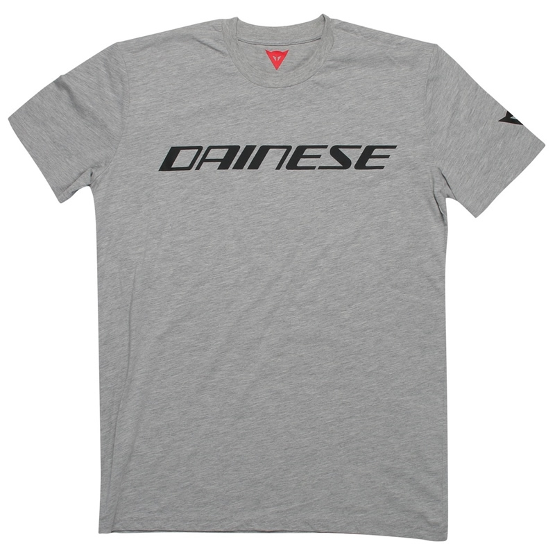 Dainese T-Shirt, grau-melange-schwarz