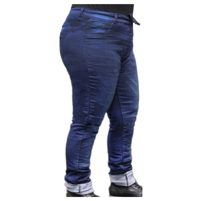 Rusty Stitches Übergrößen-Jeans Super Ella, blau