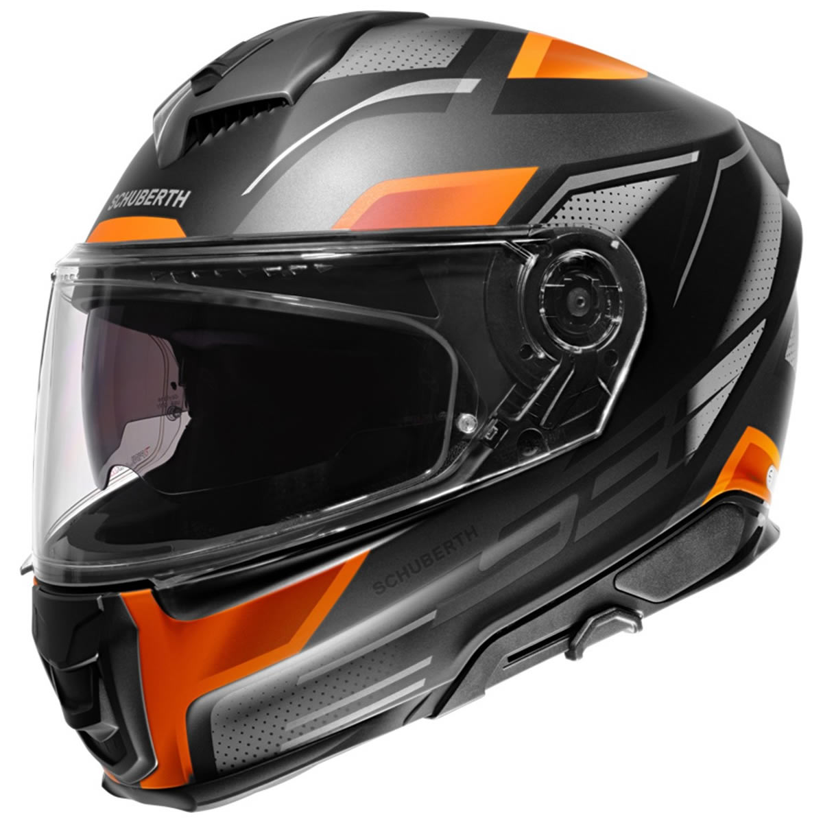 Schuberth S3 Storm Helm, schwarz-orange matt