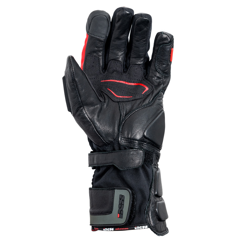 iXS Handschuhe Adventure, rot grau schwarz