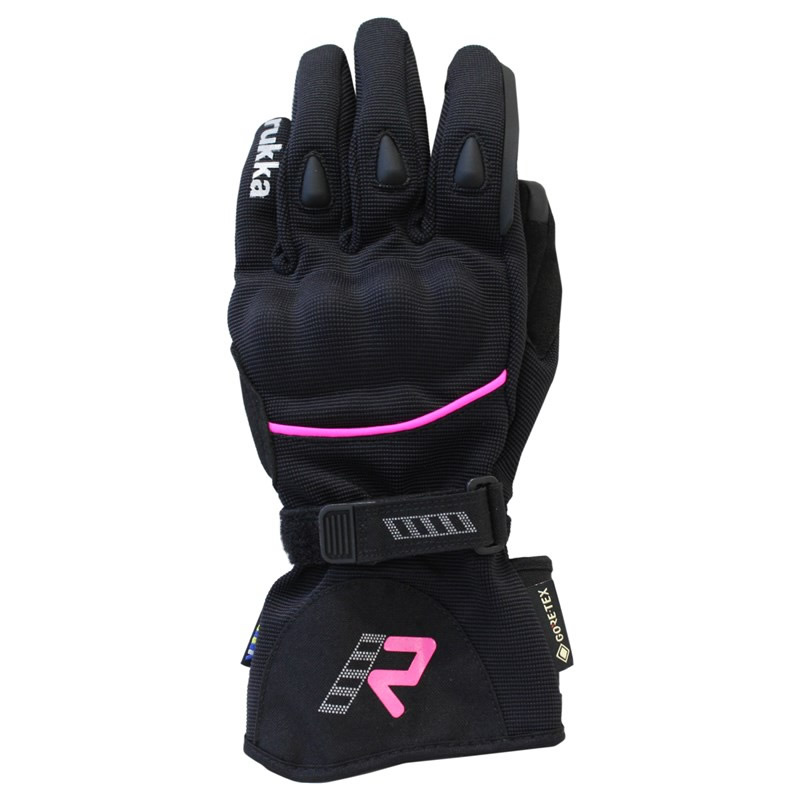Rukka Damen Handschuhe Virve 2.0 GTX, schwarz-pink