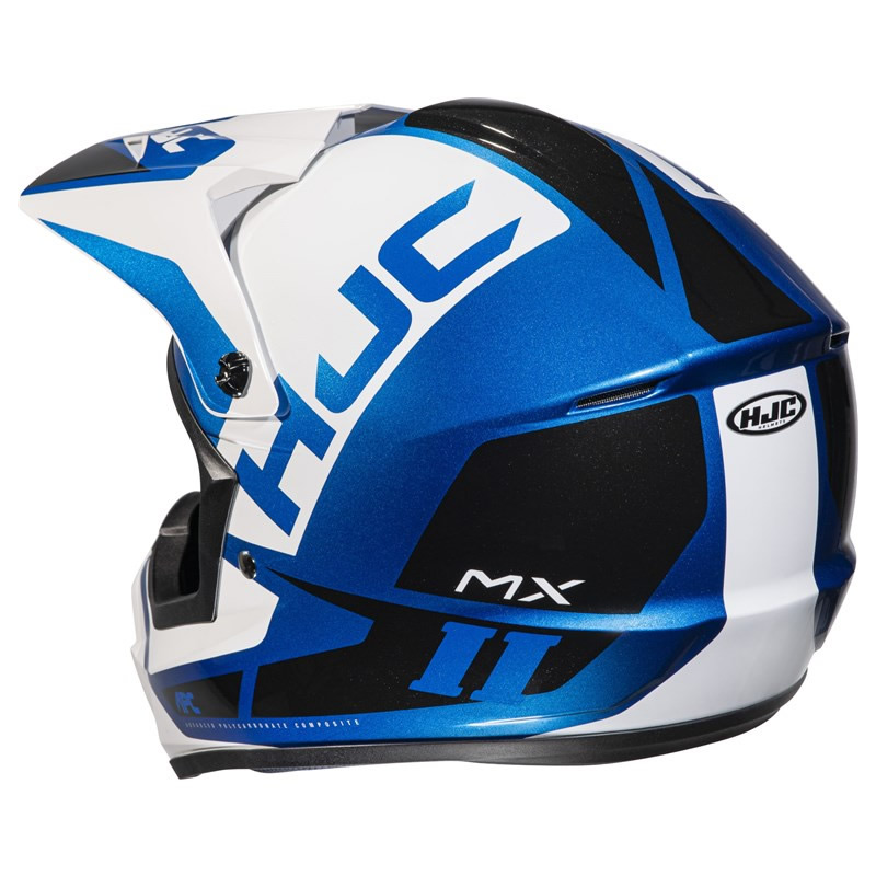 HJC Helm CS-MX II Creed, weiß-blau-schwarz glanz
